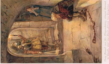 ジョンバニヤンによる「巡礼者の進歩」のイラスト、1910年頃